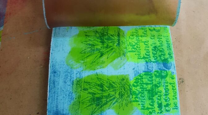 Gelprint, eine etwas andere Innovation für Acrylfarbe