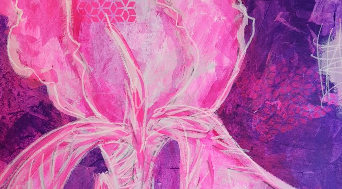 Karfreitag: Acrylmalen Online – Iris