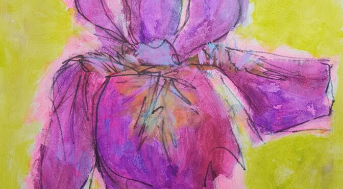 Frühstücks-Acrylmalen Online – Iris