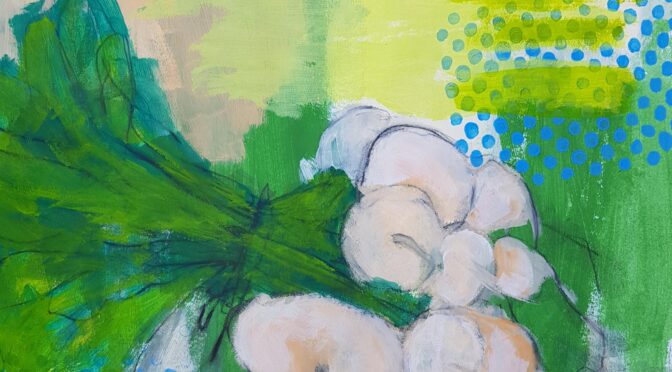 Frühstücks-Acrylmalen Online – Radieschen