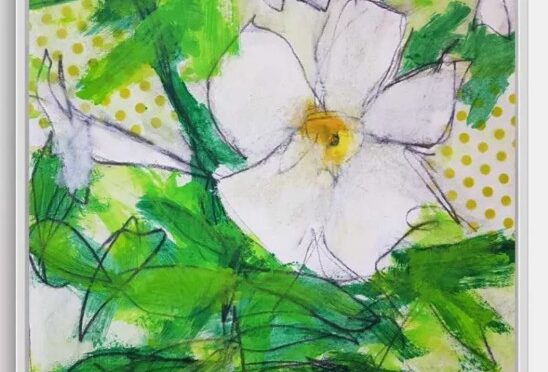 Abendkurs Acrylmalen Online – chilen. Jasmin