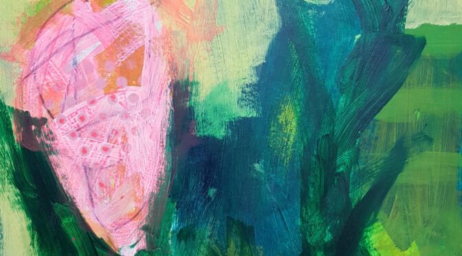 Acrylmalen Online – Frühstücksatelier, Frühling kann kommen