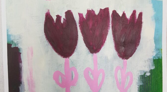 Acrylmalen Online – Flower